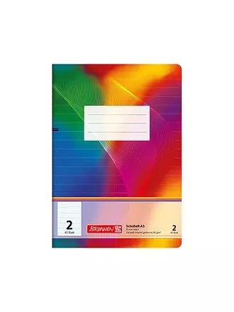 BRUNNEN VERLAG | Heft A5 Liniert 10mm 40 Blatt | 